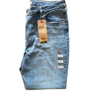 Levi's Blue Straight Leg Jeans with Timeless Appeal